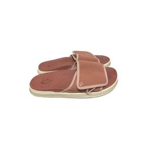 Olukai Nu'a 'Olu Womens Slide Sandals Wet Grip Rubber Non Marking Pink Size 7